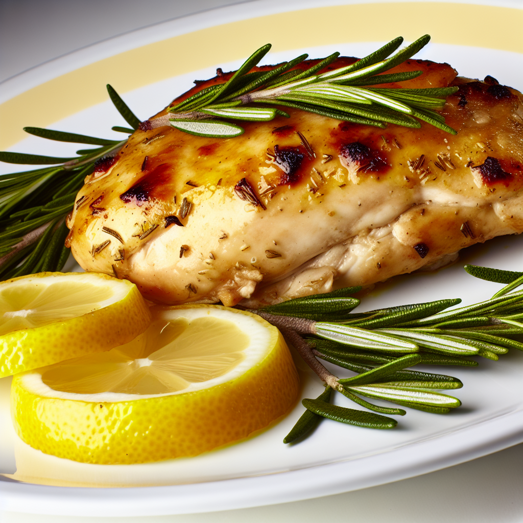 Lemon Rosemary Chicken BreastBy FreeTastyRecipes.com